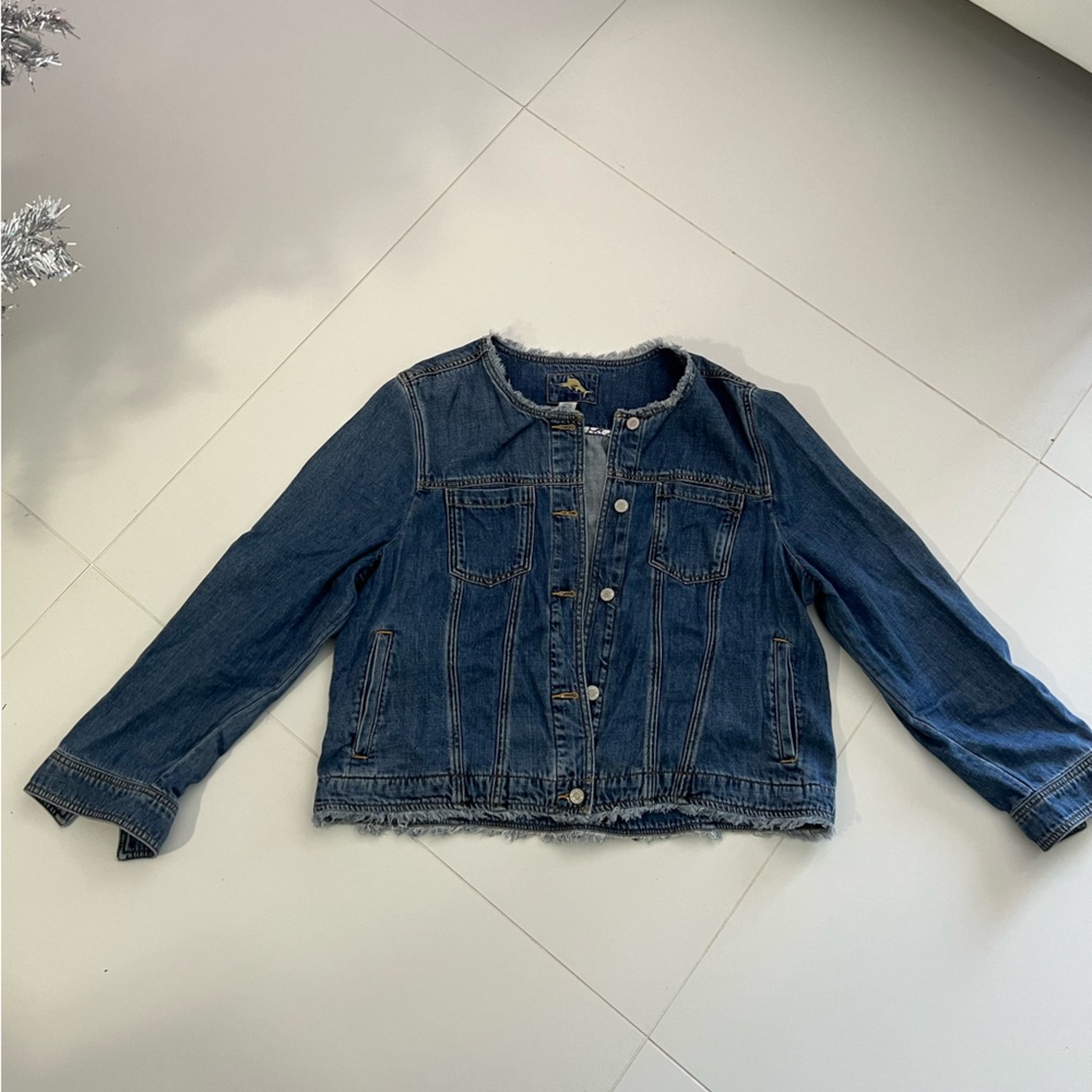 Tommy Bahama Dark Blue Denim Jacket